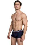 Xtremen Sleek Microfiber Stretch Trunks - Dark Blue