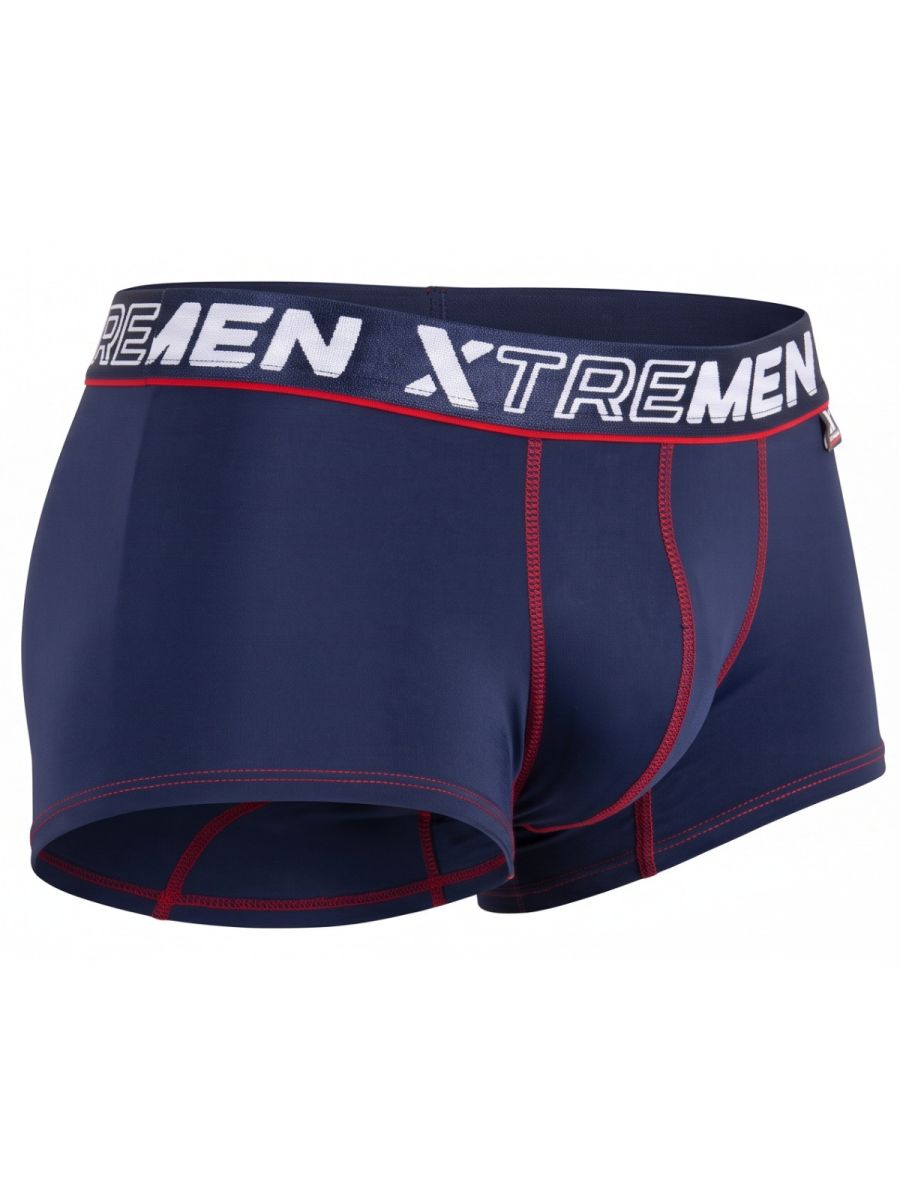 Xtremen Sleek Microfiber Stretch Trunks - Dark Blue