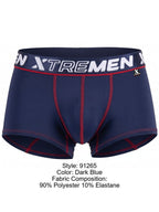 Xtremen Sleek Microfiber Stretch Trunks - Dark Blue