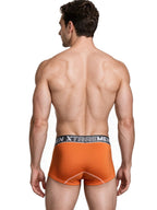 Xtremen Sleek Microfiber Stretch Trunks - Orange