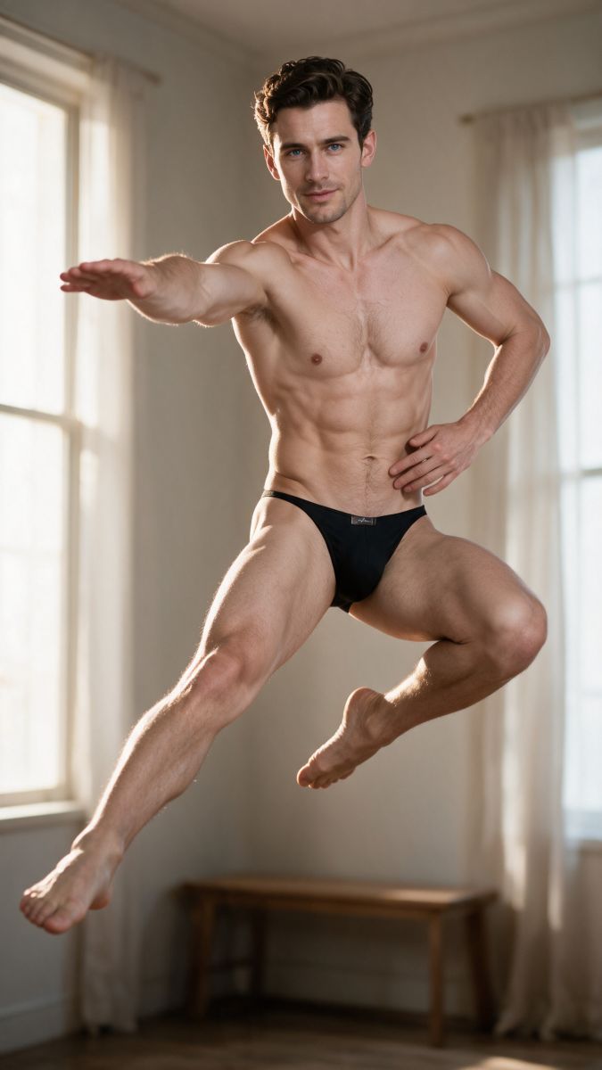 Xtremen Sleek Microfiber Narrow-Waistband Thongs - Black
