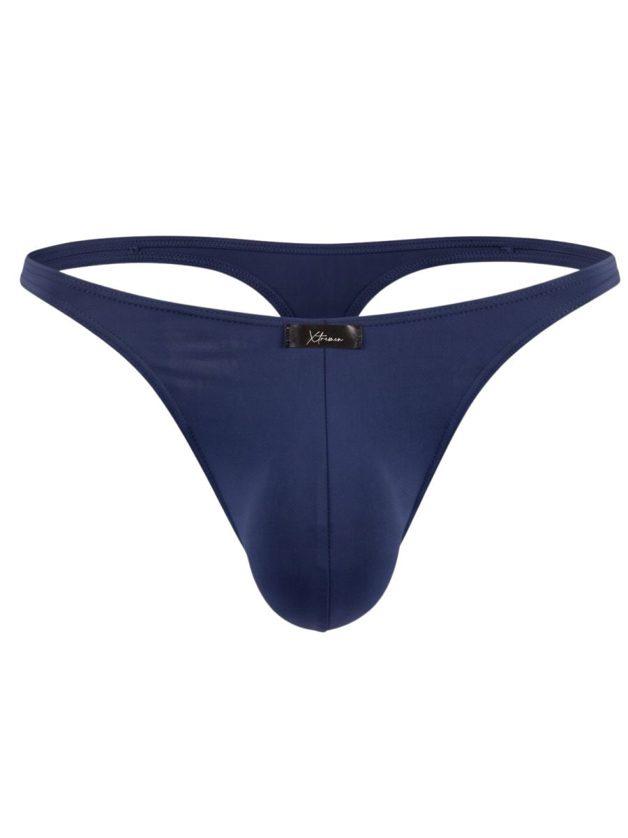 Xtremen Sleek Microfiber Thongs - Dark Blue
