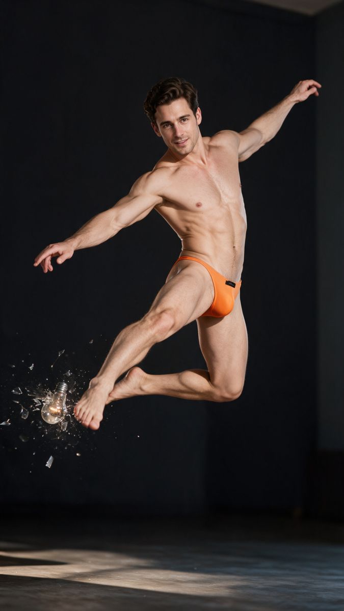 Xtremen Microfiber Bikini for Modern Fit and Sleek Comfort - Orange
