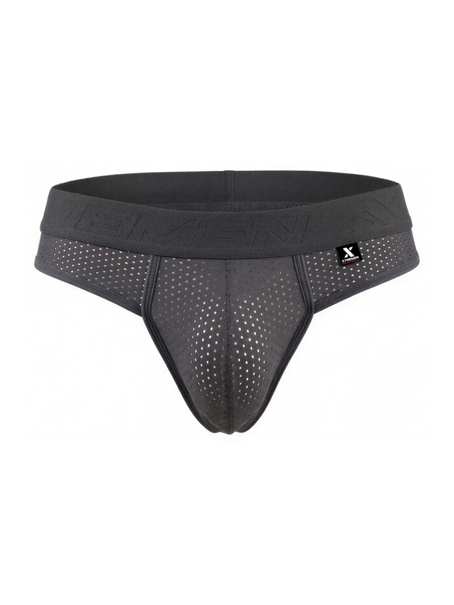 Xtremen Microfiber Mesh Thongs - Gray