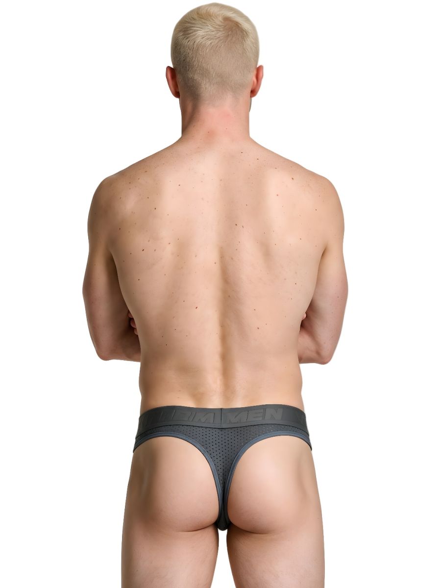 Xtremen Microfiber Mesh Thongs - Gray