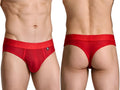 Xtremen Microfiber Mesh Thongs - Red