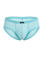 Xtremen Microfiber Mesh V-Cut Briefs - Seawater