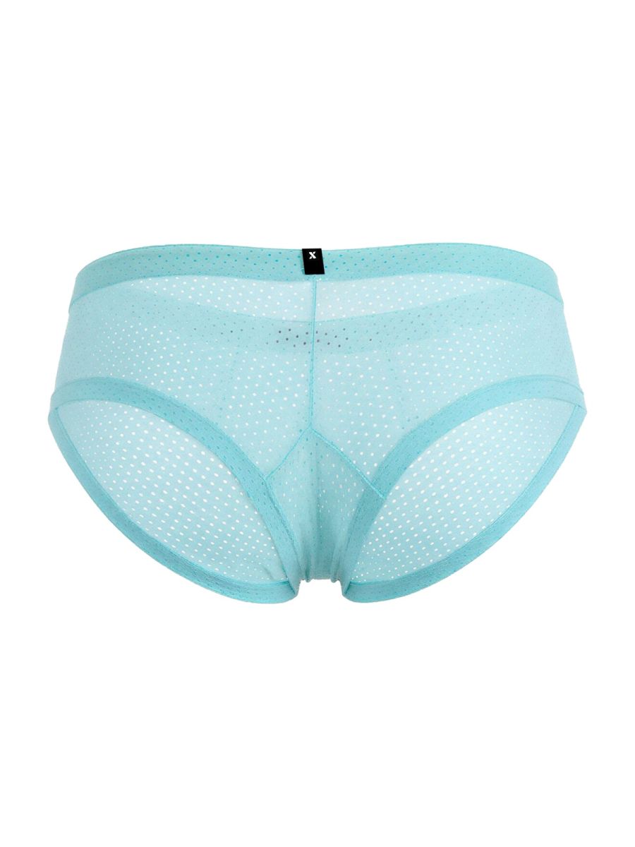Xtremen Microfiber Mesh V-Cut Briefs - Seawater