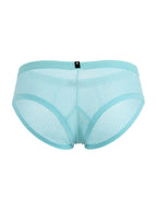 Xtremen Microfiber Mesh V-Cut Briefs - Seawater