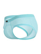 Xtremen Microfiber Mesh V-Cut Briefs - Seawater