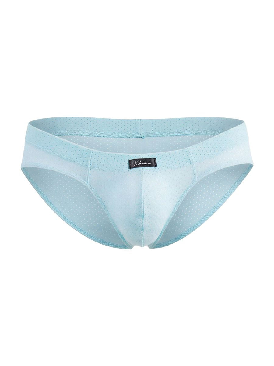 Xtremen Microfiber Mesh Perforated Briefs - Seawater