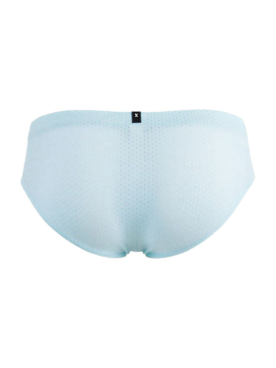 Xtremen Microfiber Mesh Perforated Briefs - Seawater