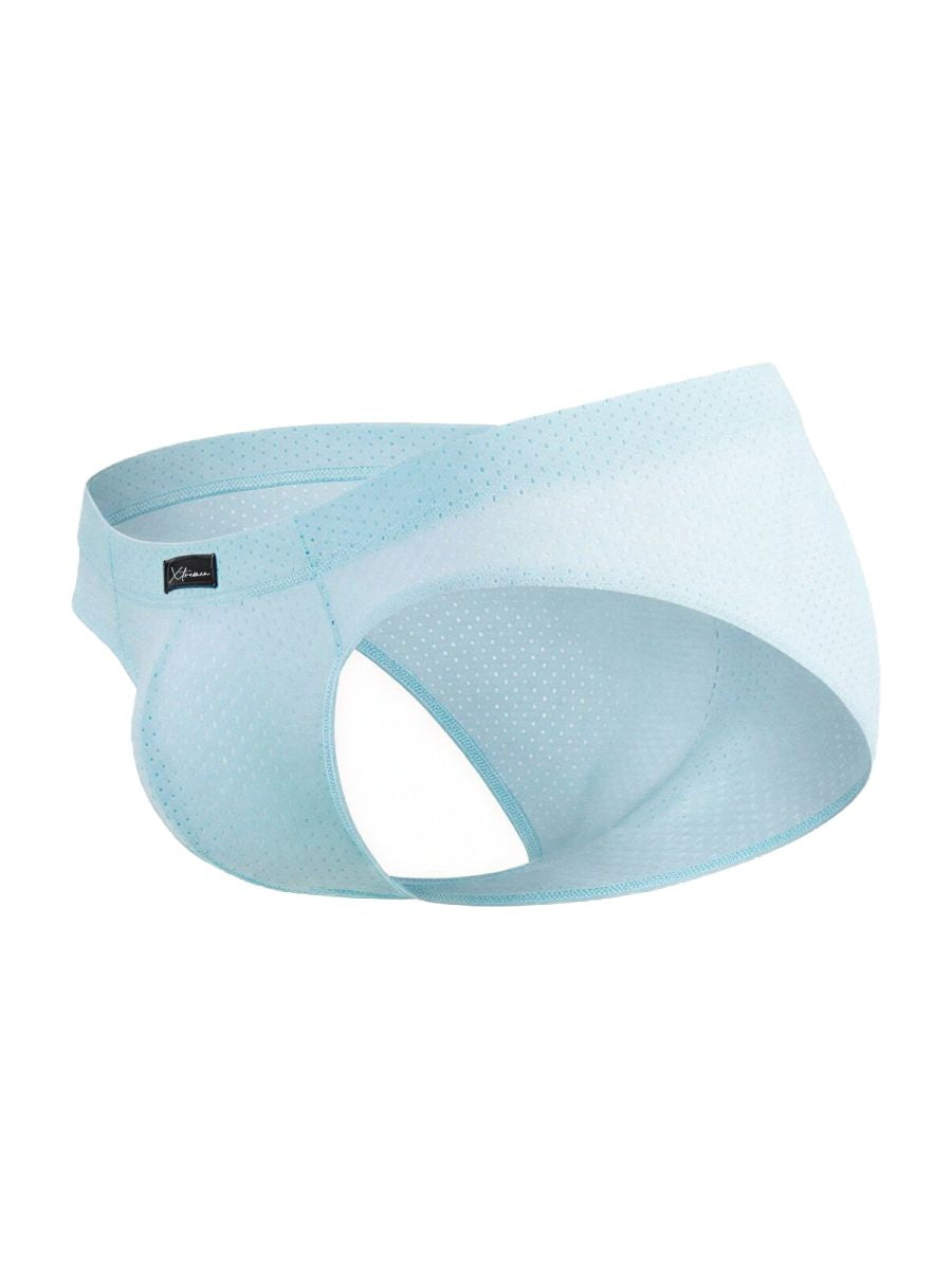 Xtremen Microfiber Mesh Perforated Briefs - Seawater