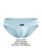 Xtremen Microfiber Mesh Perforated Briefs - Seawater