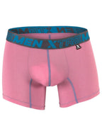 Xtremen Sleek Microfiber Boxer Briefs - Pink