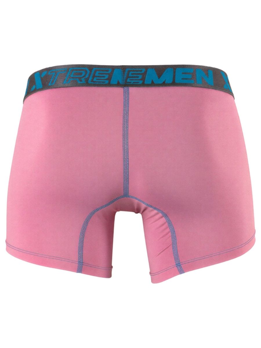 Xtremen Sleek Microfiber Boxer Briefs - Pink