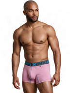 Xtremen Sleek Microfiber Boxer Briefs - Pink