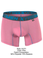 Xtremen Sleek Microfiber Boxer Briefs - Pink