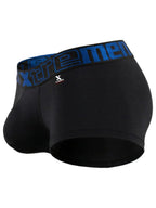 Xtremen Sleek Microfiber Square-Cut Trunks - Black