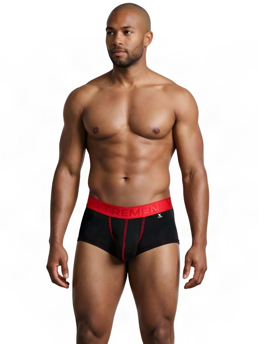 Xtremen Sleek Athletic Microfiber Briefs - Black