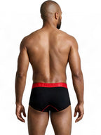 Xtremen Sleek Athletic Microfiber Briefs - Black