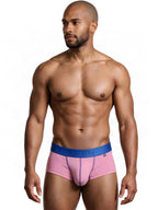 Xtremen Sleek Athletic Microfiber Briefs - Pink