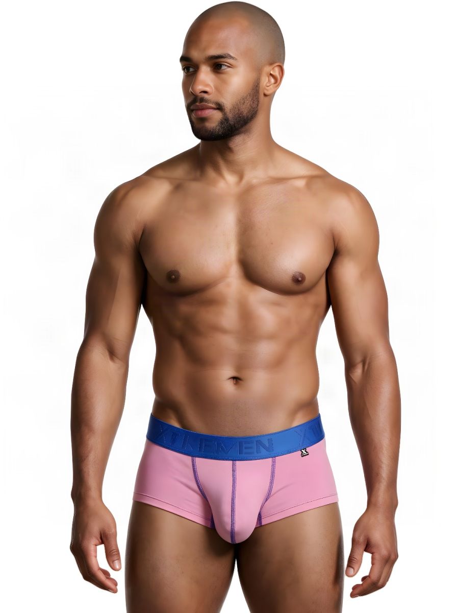 Xtremen Sleek Athletic Microfiber Briefs - Pink