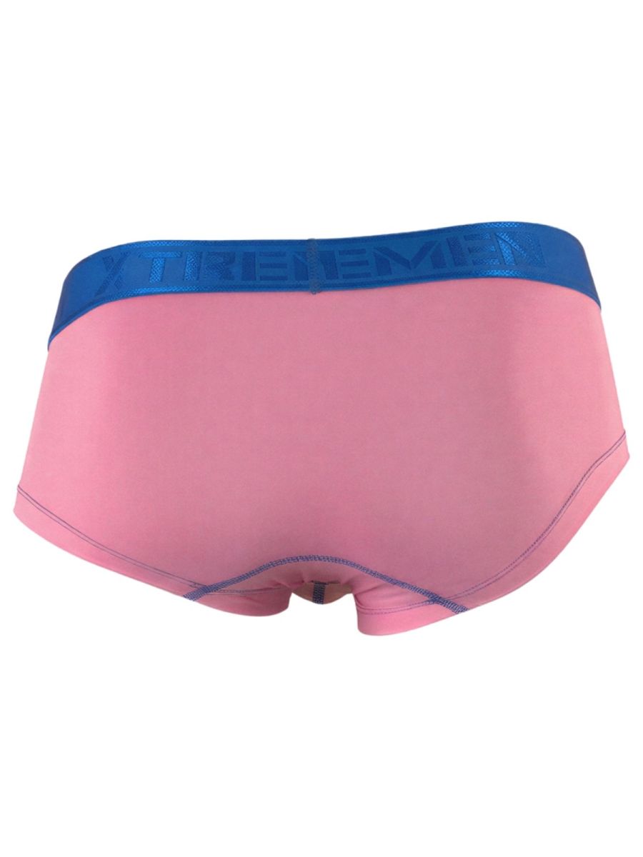 Xtremen Sleek Athletic Microfiber Briefs - Pink