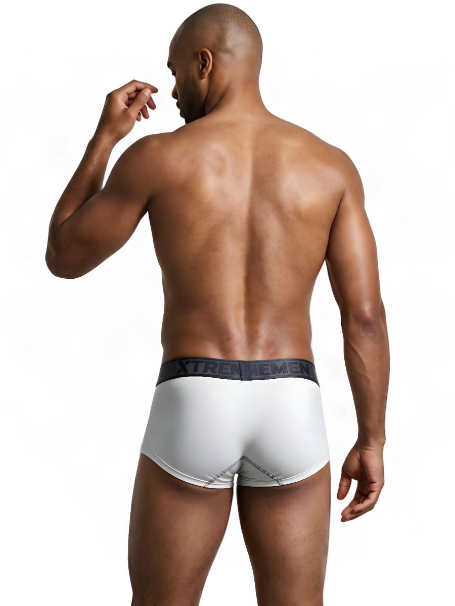Xtremen Sleek Athletic Microfiber Briefs - White