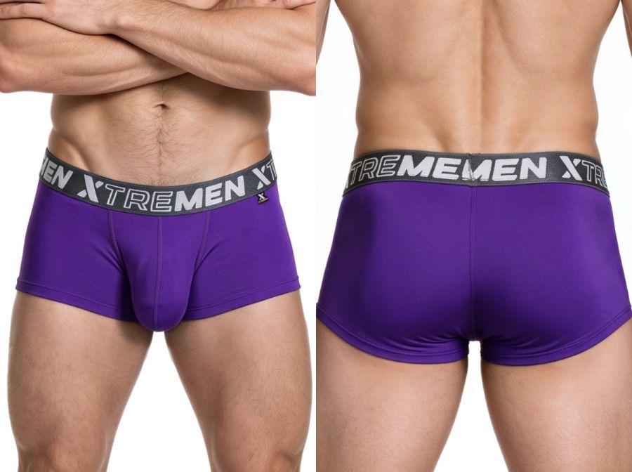Xtremen Microfiber Trunks for Daily Support - Purple