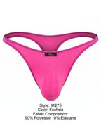 Xtremen Sleek Microfiber Thongs - Fuchsia