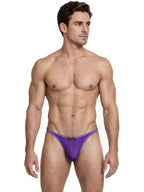 Xtremen Sleek Microfiber Thongs - Purple