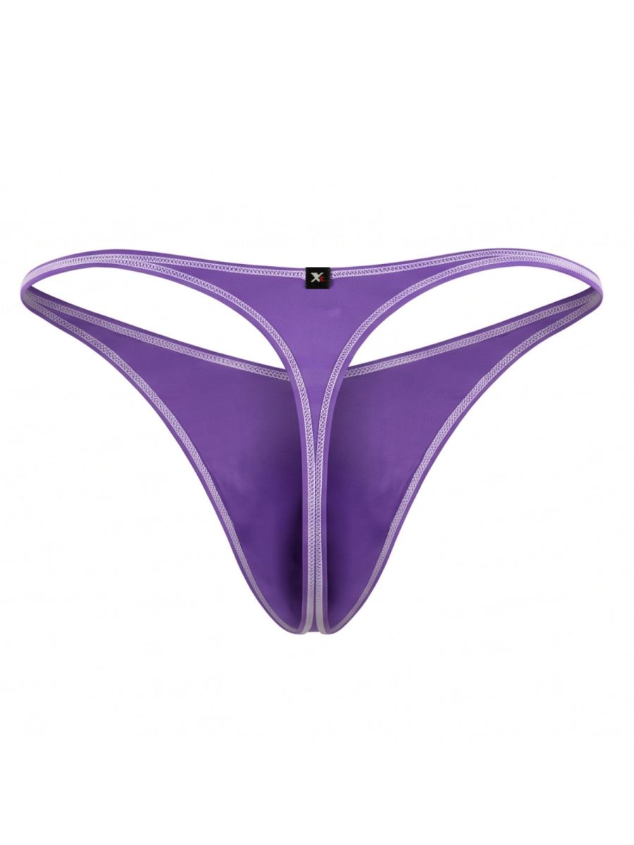 Xtremen Sleek Microfiber Thongs - Purple