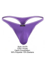 Xtremen Sleek Microfiber Thongs - Purple
