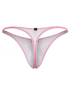 Xtremen Sleek Microfiber Ultra-Low-Rise Thongs - White