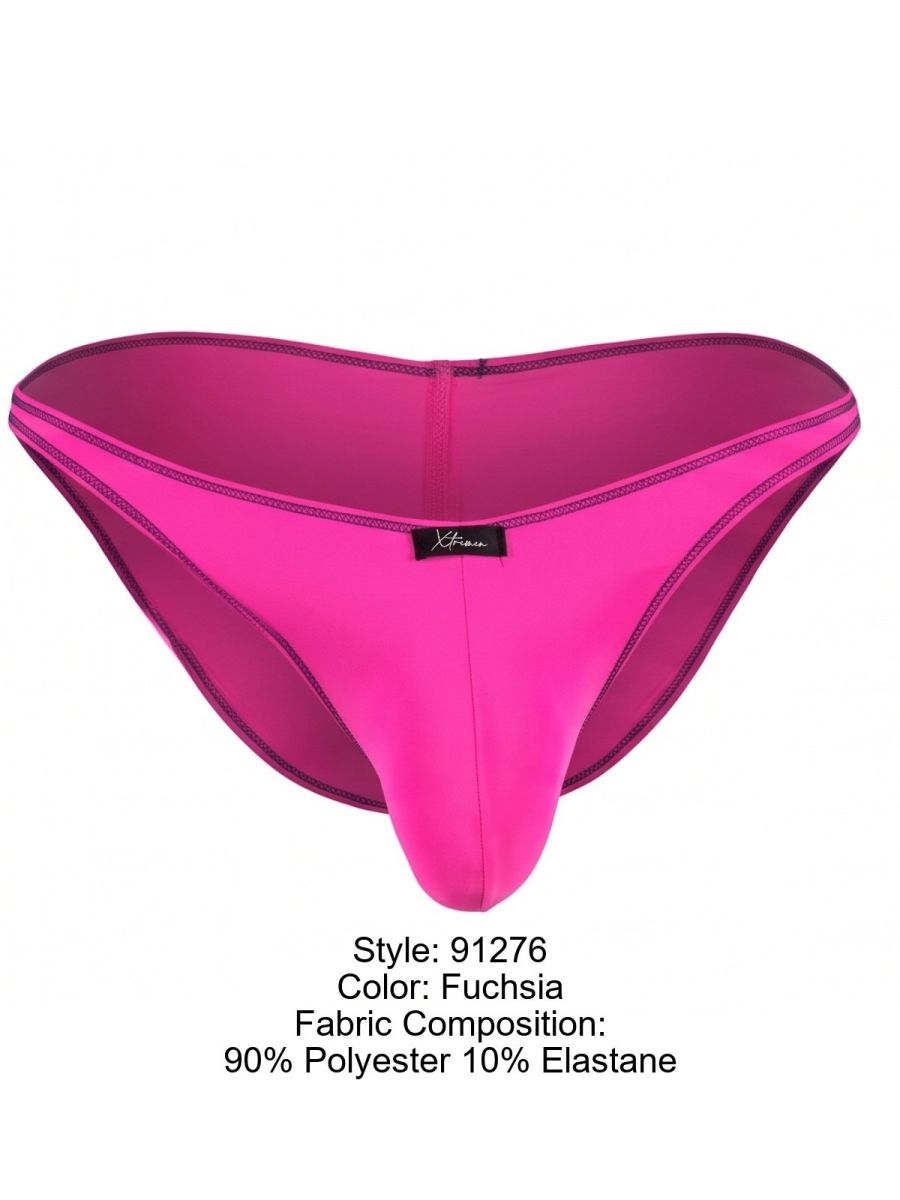 Xtremen Sleek Microfiber Bikini - Fuchsia