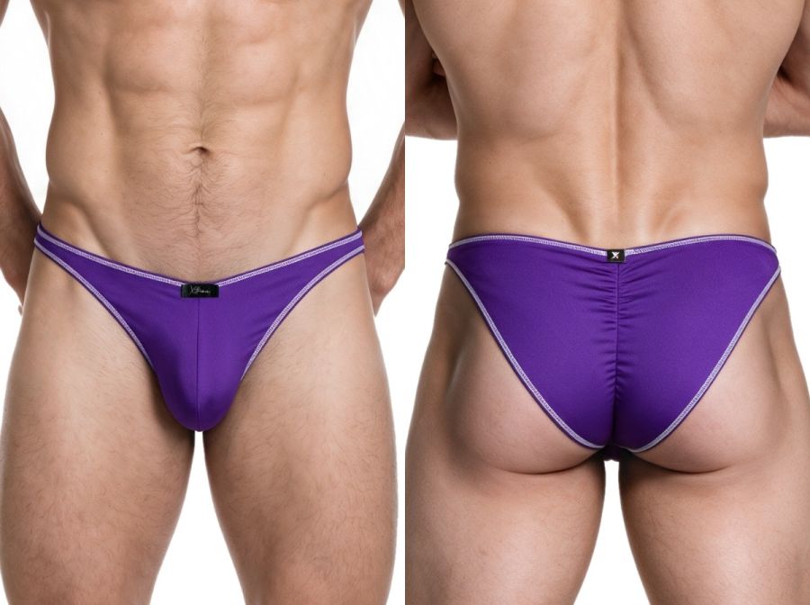 Xtremen Sleek Microfiber Bikini - Purple