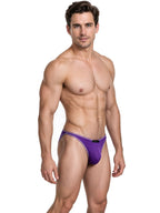 Xtremen Sleek Microfiber Bikini - Purple