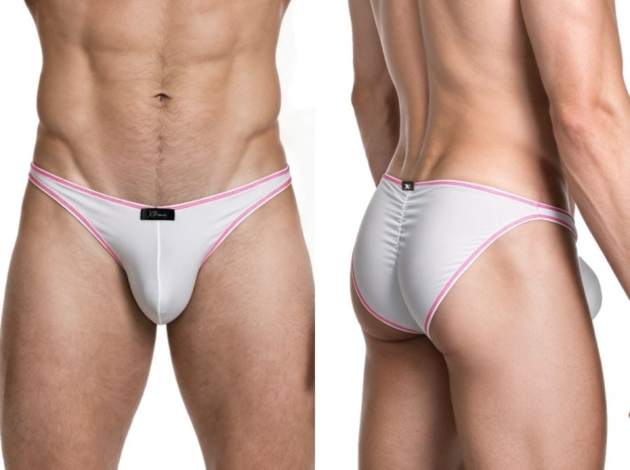 Xtremen Sleek Ultra Low-Rise Microfiber Bikini - White