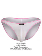 Xtremen Sleek Ultra Low-Rise Microfiber Bikini - White