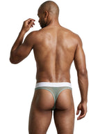 Xtremen Breathable Microfiber Mesh Thongs - Green