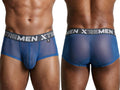 Xtremen Microfiber Mesh Breathable Briefs - Blue