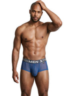 Xtremen Microfiber Mesh Breathable Briefs - Blue