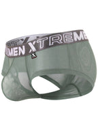 Xtremen Microfiber Mesh Breathable Briefs - Green