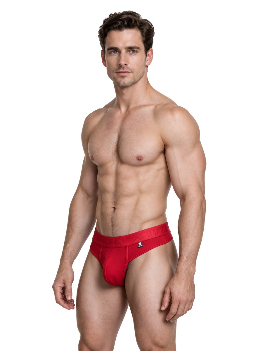 Xtremen Sleek Microfiber Thongs - Red