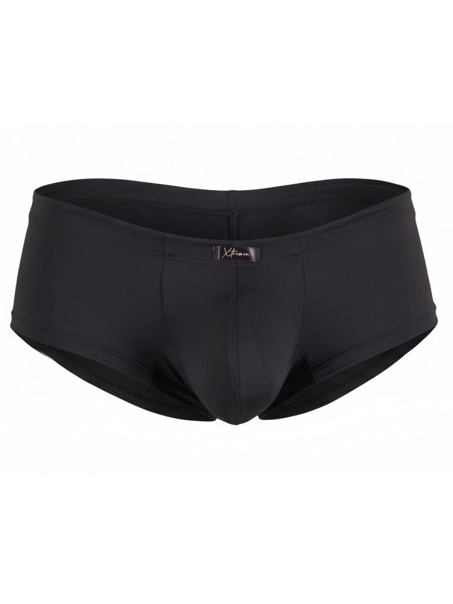 Xtremen Sleek Microfiber Low-Rise Briefs - Black