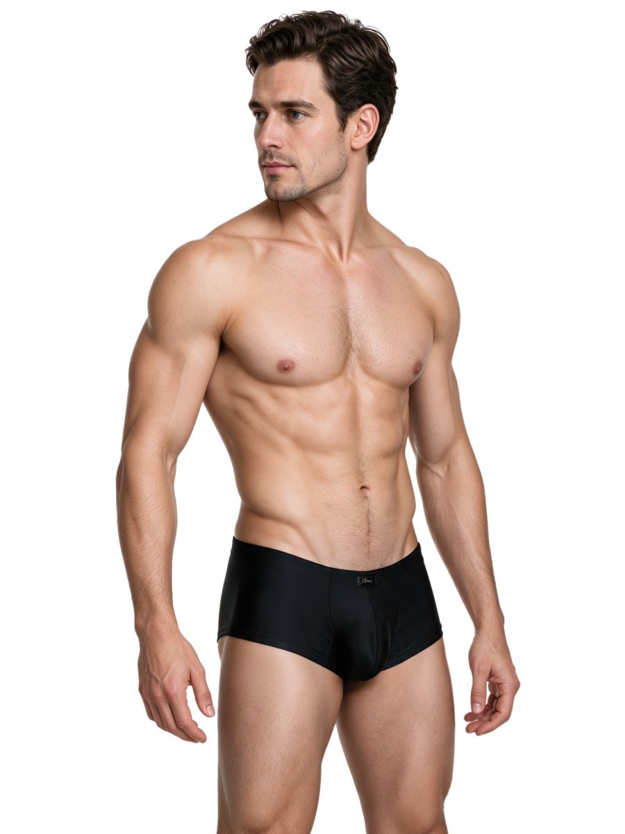 Xtremen Sleek Microfiber Low-Rise Briefs - Black
