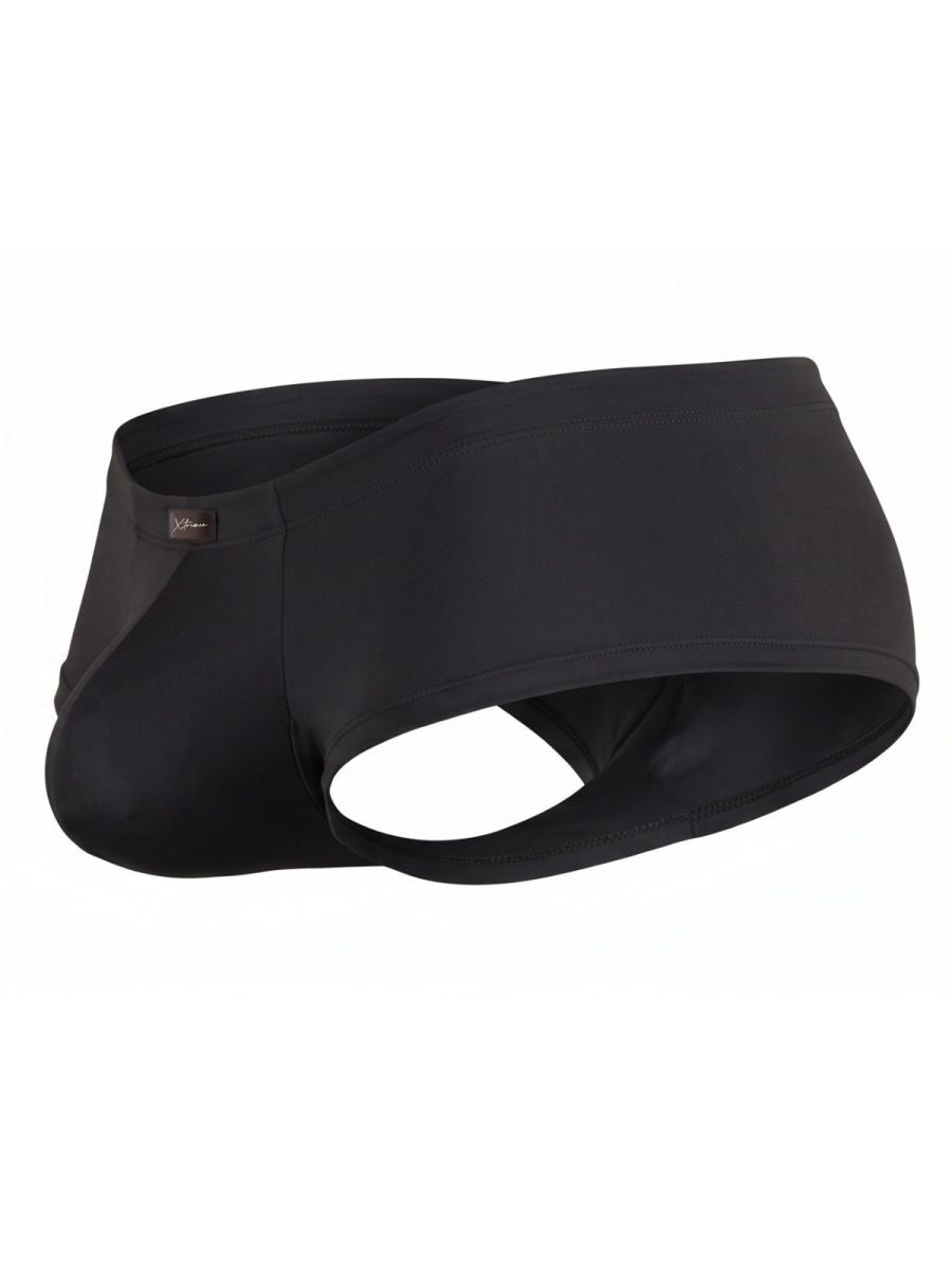Xtremen Sleek Microfiber Low-Rise Briefs - Black
