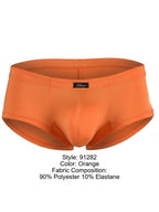 Xtremen Sleek Microfiber Low-Rise Briefs - Orange