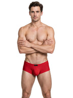 Xtremen Sleek Microfiber Low-Rise Briefs - Red